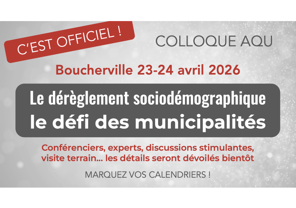 Prochain colloque